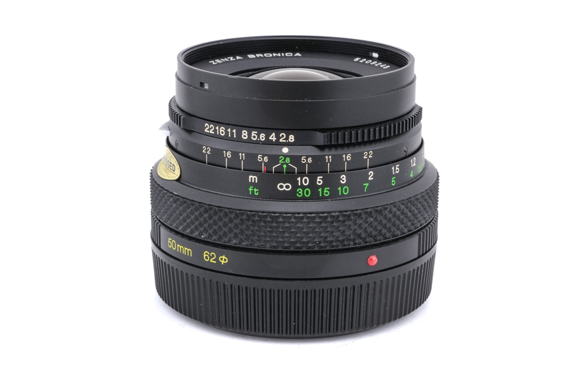 Zenza Bronica 50mm f2.8 Zenzanon-PE - Lens – Kamerastore