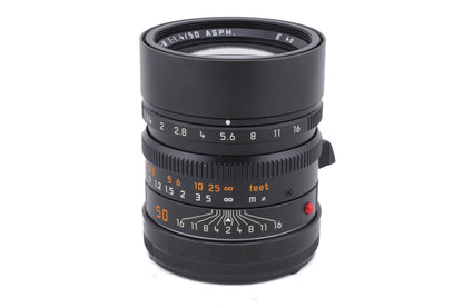 Leica 50mm f1.4 Summilux-M ASPH. (Type I) (Black, 11891 / 11716)