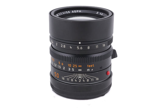 Leica 50mm f1.4 Summilux-M ASPH. (Type I) (Black, 11891 / 11716)