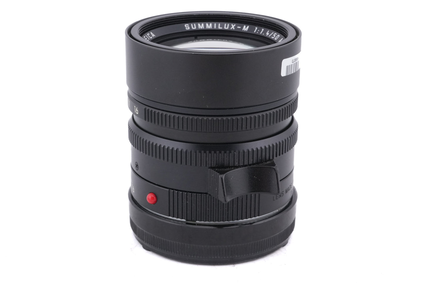 Leica 50mm f1.4 Summilux-M ASPH. (Type I) (Black, 11891 / 11716)