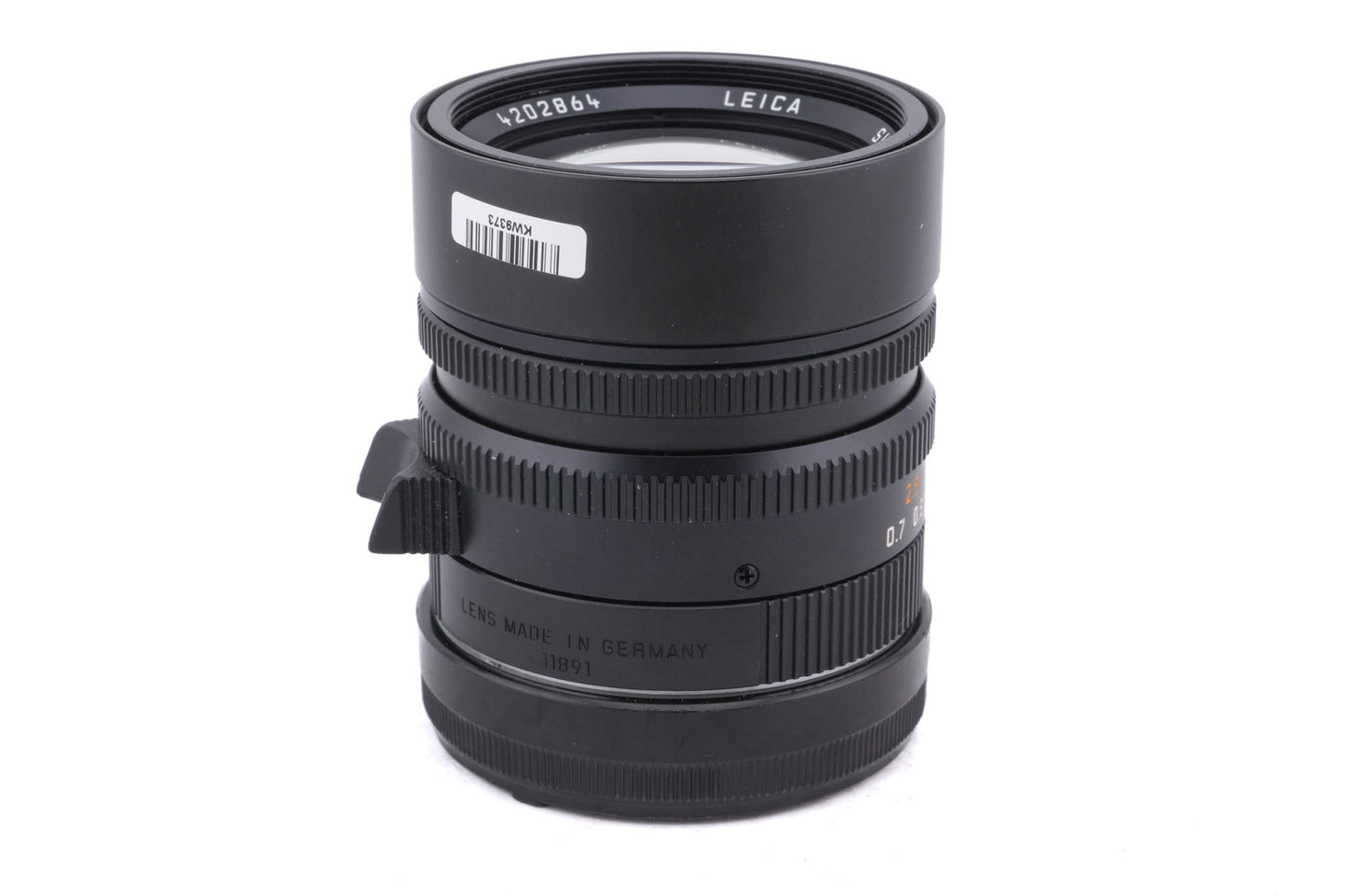 Leica 50mm f1.4 Summilux-M ASPH. (Type I) (Black, 11891 / 11716)