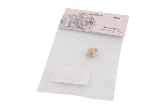 StudioKing 1/4" - 1/4" MC-1060B Male Spigot Adapter