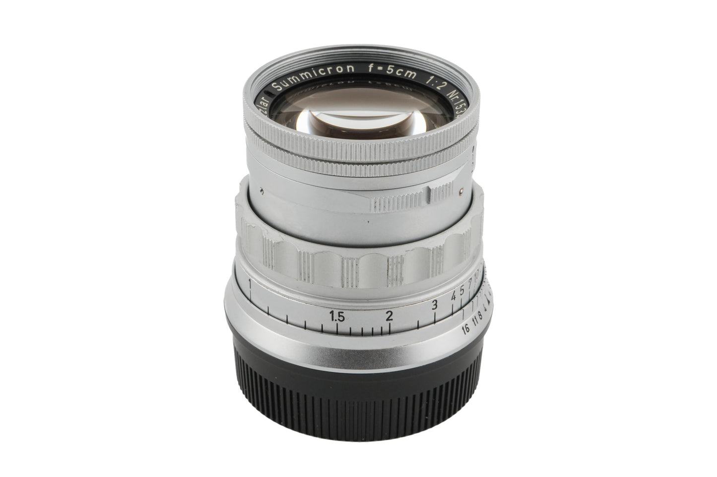 Leica 50mm f2 Summicron (Type II) (Silver, SOOIC-MS / SOSIC / 11118 / 11618 / 11818)
