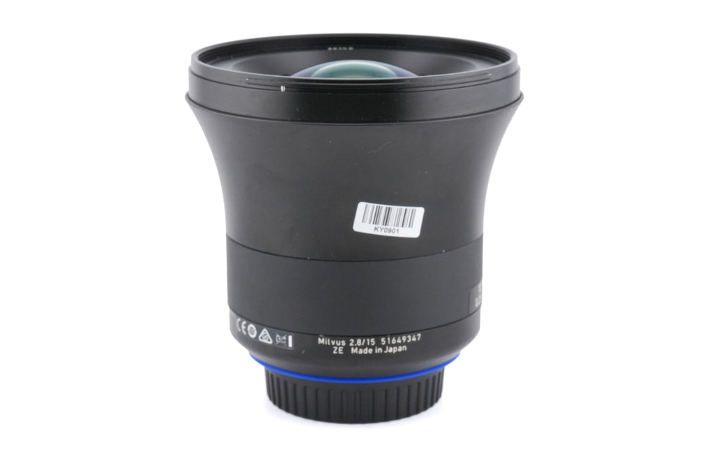 Carl Zeiss 15mm f2.8 Distagon T* Milvus ZE