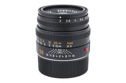 Leica 50mm f2 Summicron-M (Type V) (Black, 11826 / 11719)