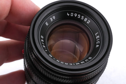 Leica 50mm f2 Summicron-M (Type V) (Black, 11826 / 11719)