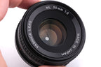 Yashica 50mm f2 ML