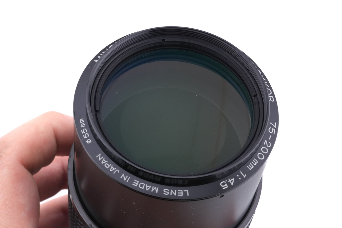 Minolta 75-200mm f4.5 MD Zoom Rokkor