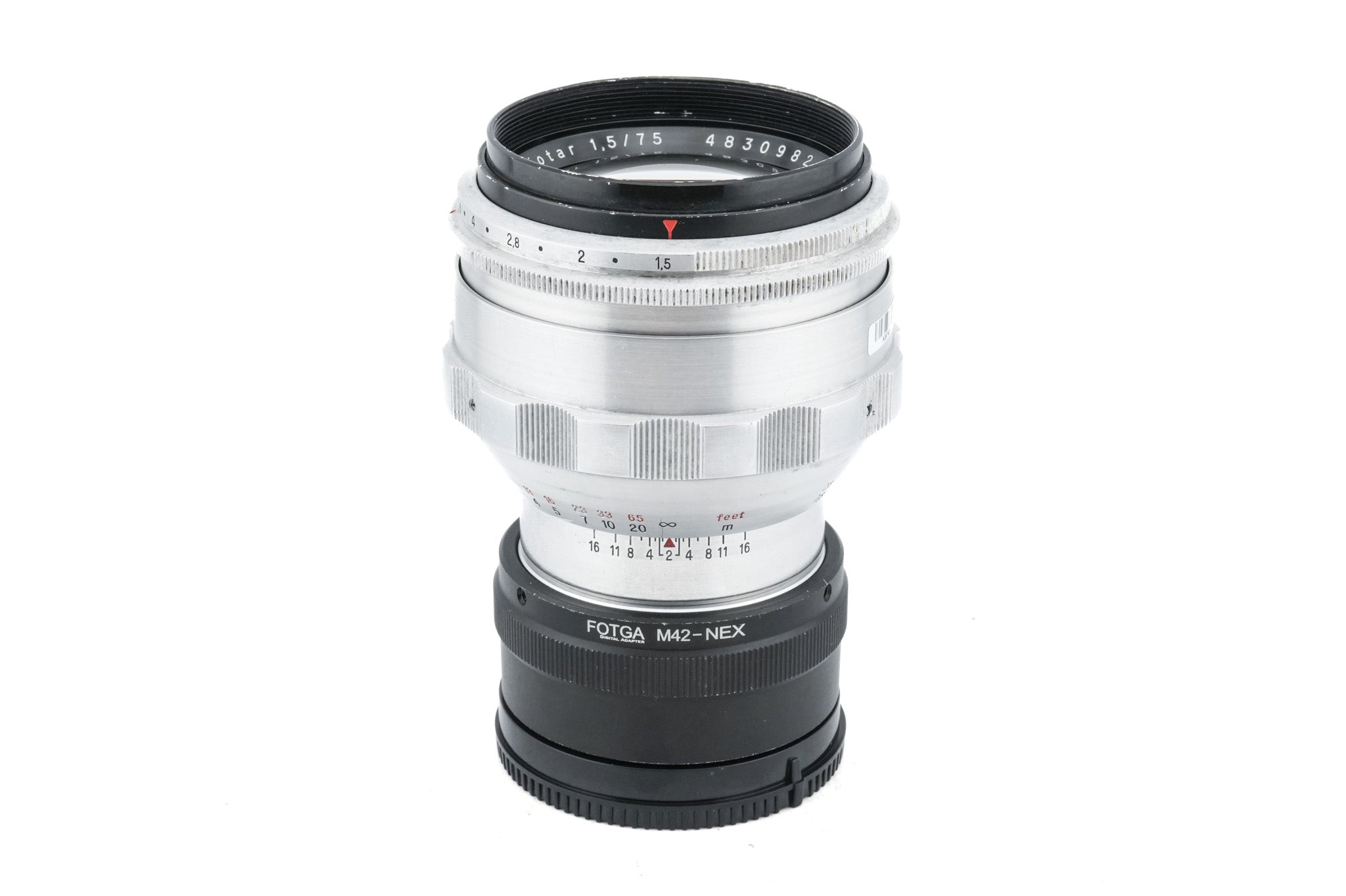 Carl Zeiss 75mm f1.5 Biotar Jena T - Lens