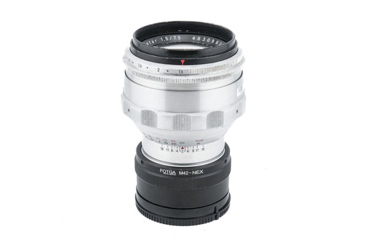 Carl Zeiss 75mm f1.5 Biotar Jena - Lens