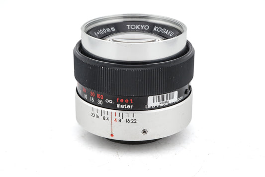 Topcon 100mm f4 UV Topcor - Lens