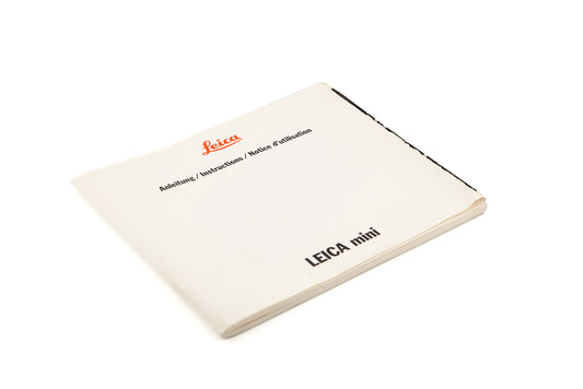 Leica Mini Instructions - Accessory