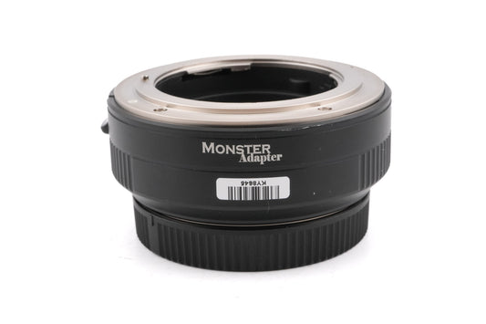 Monster LA-FE1 Nikon F - Sony E/FE Adapter - Accessory