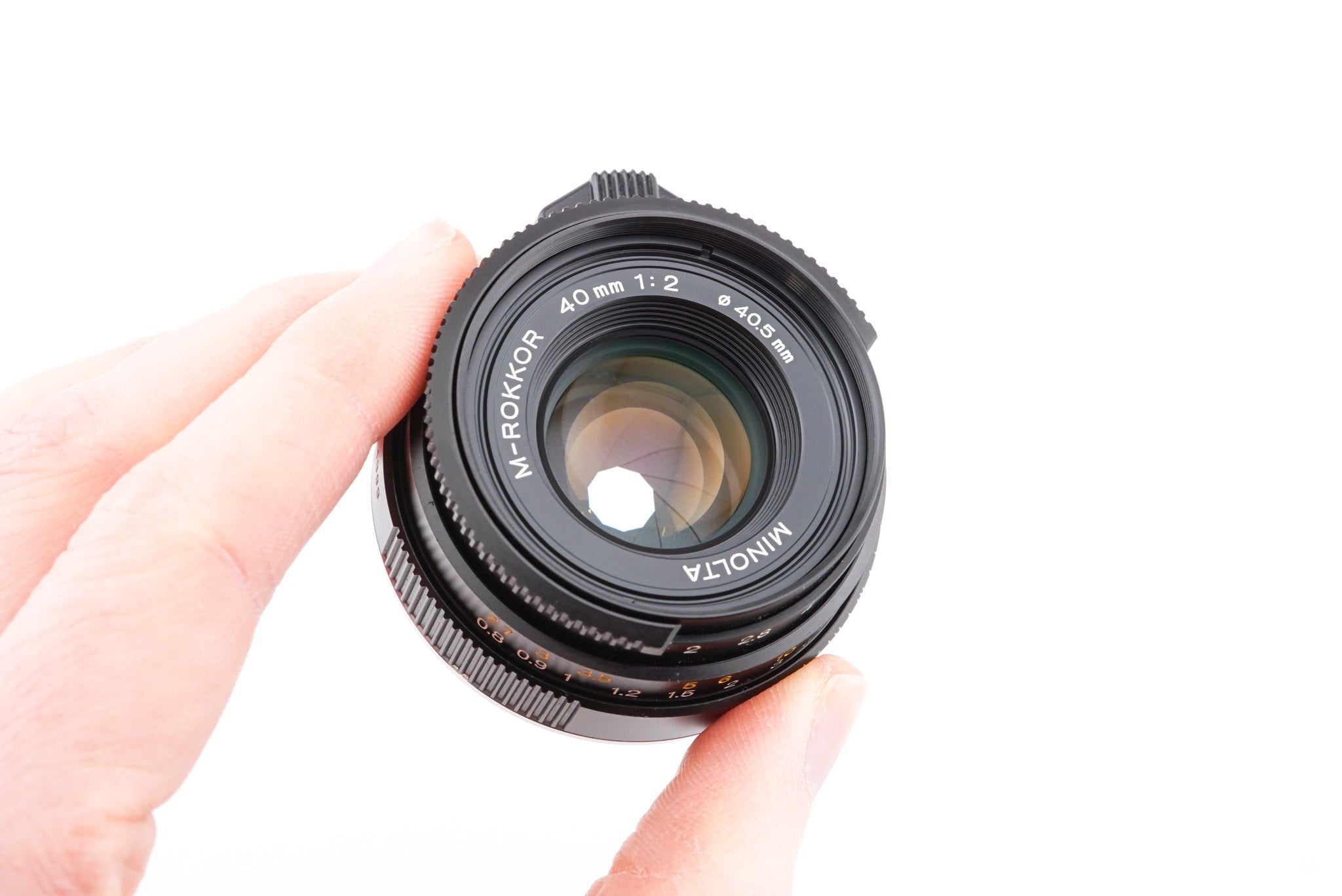 Minolta 40mm f2 M-Rokkor + 40.5mm Skylight Filter 1B AC – Kamerastore