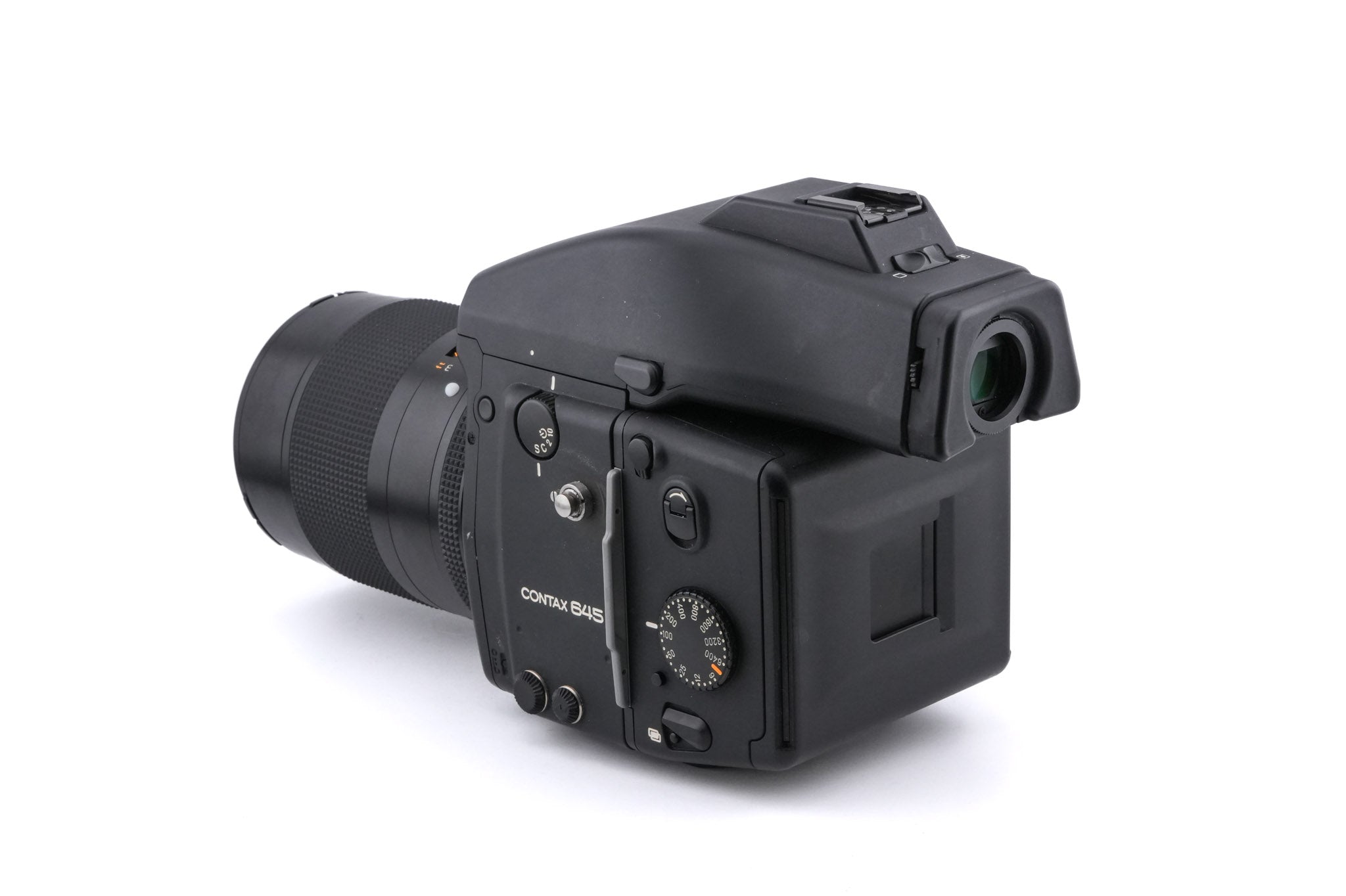 Contax 645 + MF-1 AE Prism Finder + MFB-1 120/220 Film Back Holder + MFB-1A 120/220 Film Insert + 45mm f2.8 Distagon T*