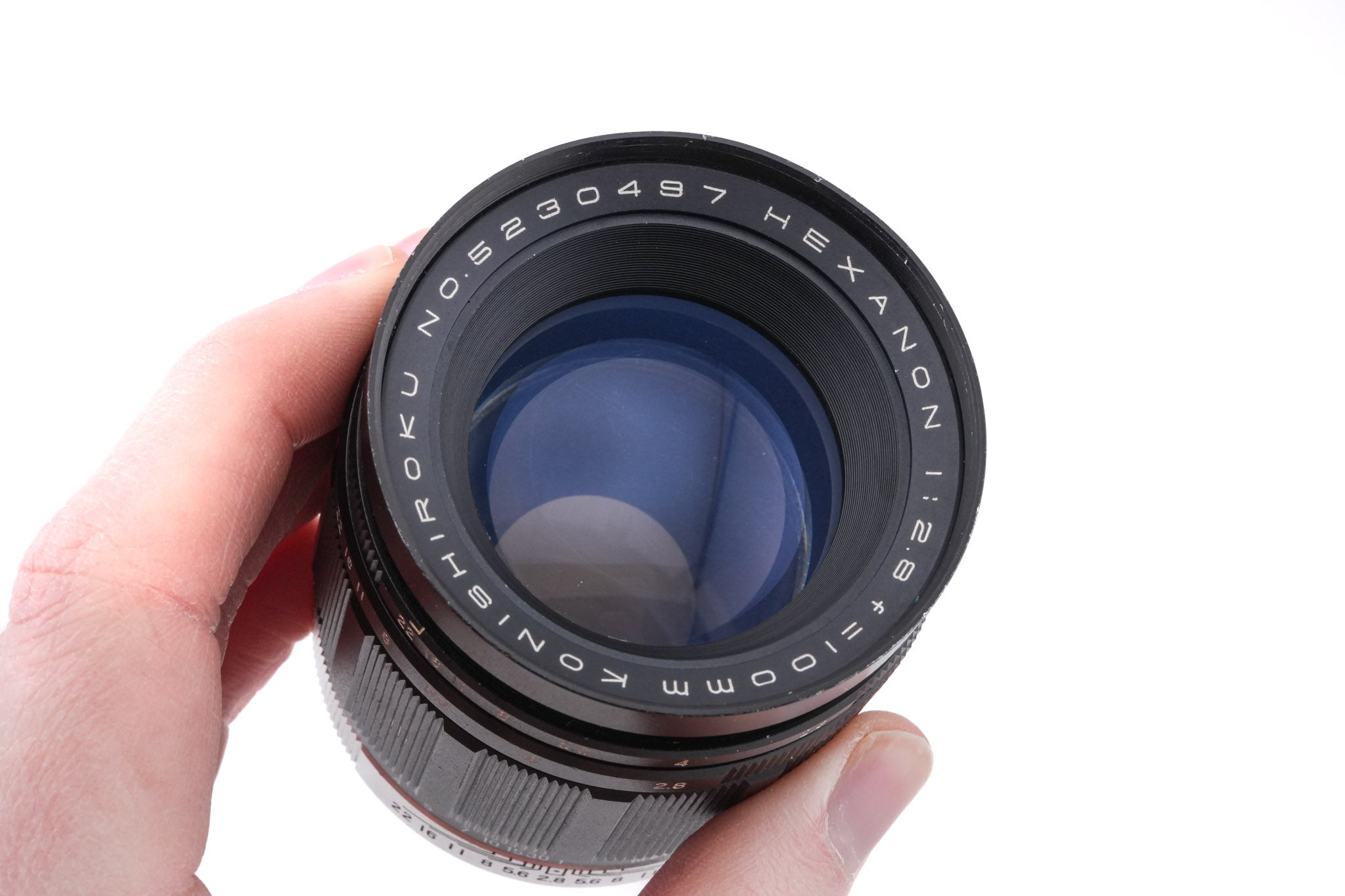 Konica 100mm f2.8 Hexanon Konishiroku