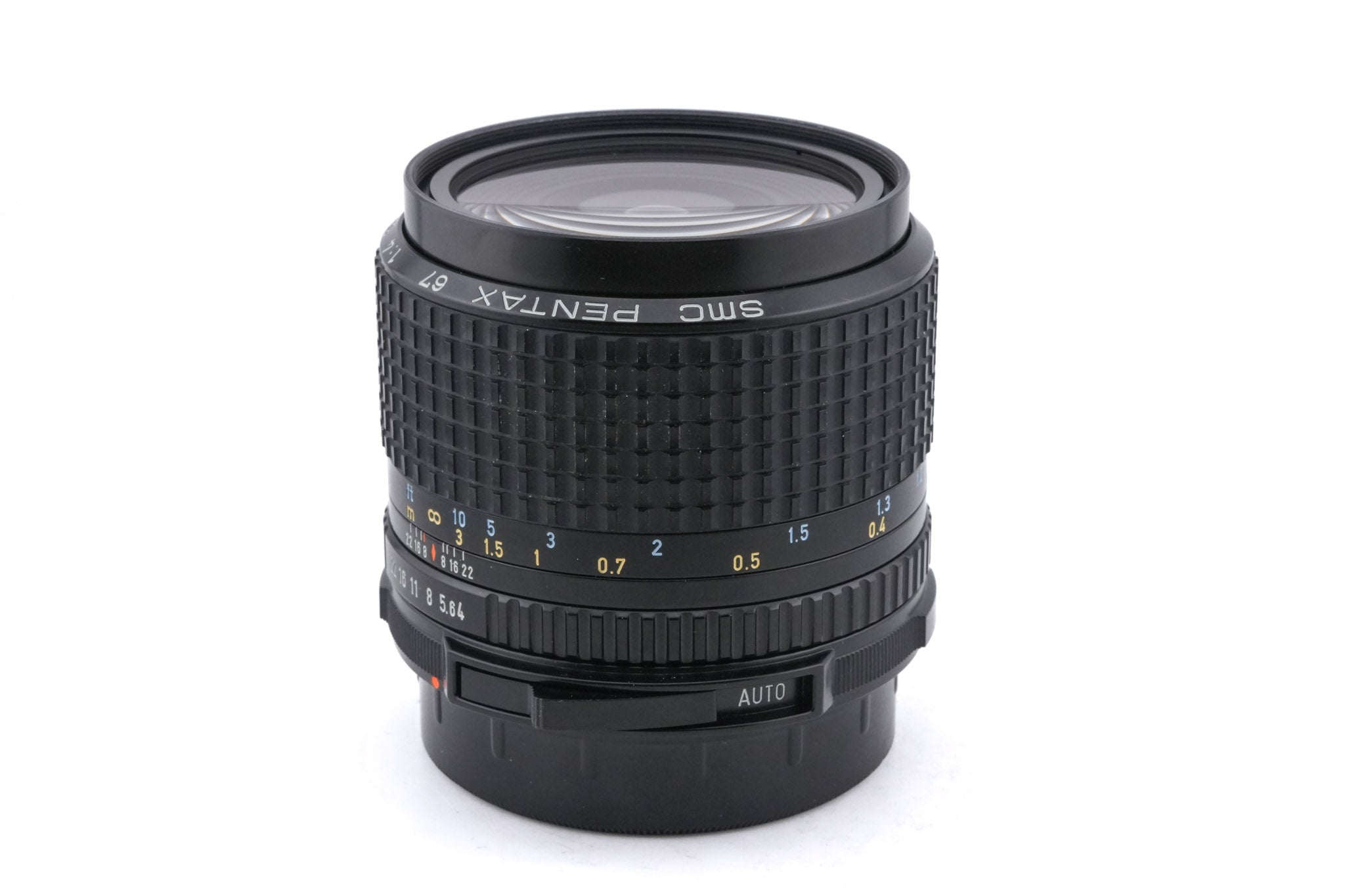 Pentax 55mm f4 SMC 67 + 77mm PH-SA Lens Hood