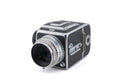 Hasselblad 1000F (8012) + 80mm f2.8 Tessar T Opton (OBTU / 8055) + 12 Film Magazine + Waist Level Finder (FUJUC)
