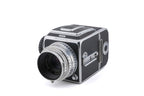 Hasselblad 1000F (8012) + 80mm f2.8 Tessar T Opton (OBTU / 8055) + 12 Film Magazine + Waist Level Finder (FUJUC)