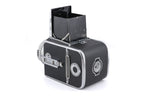 Hasselblad 1000F (8012) + 80mm f2.8 Tessar T Opton (OBTU / 8055) + 12 Film Magazine + Waist Level Finder (FUJUC)