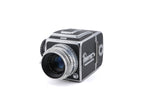 Hasselblad 1000F (8012) + Waist Level Finder (FUJUC) + 80mm f2.8 Tessar T Opton (OBTU / 8055) + 12 Film Magazine