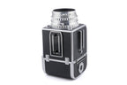 Hasselblad 1000F (8012) + Waist Level Finder (FUJUC) + 80mm f2.8 Tessar T Opton (OBTU / 8055) + 12 Film Magazine