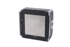 Hasselblad 1000F (8012) + Waist Level Finder (FUJUC) + 80mm f2.8 Tessar T Opton (OBTU / 8055) + 12 Film Magazine