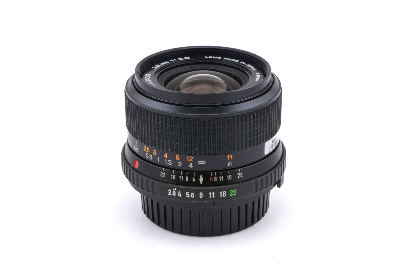 Minolta 28mm f2.8 MD W.Rokkor