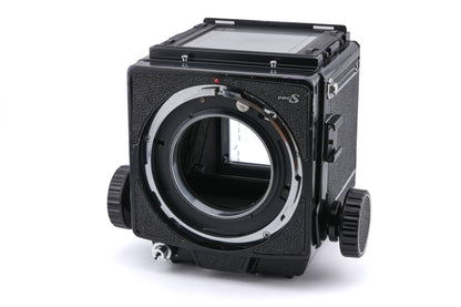 Mamiya RB67 Pro-S + 120 6x7 Pro-S Roll Film Holder + Waist Level Finder + 90mm f3.8 Sekor C