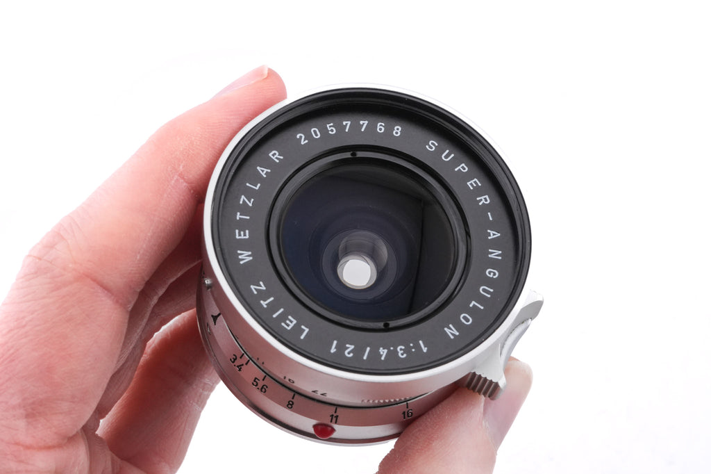 Leica 21mm f3.4 Super-Angulon (Silver, 11103)