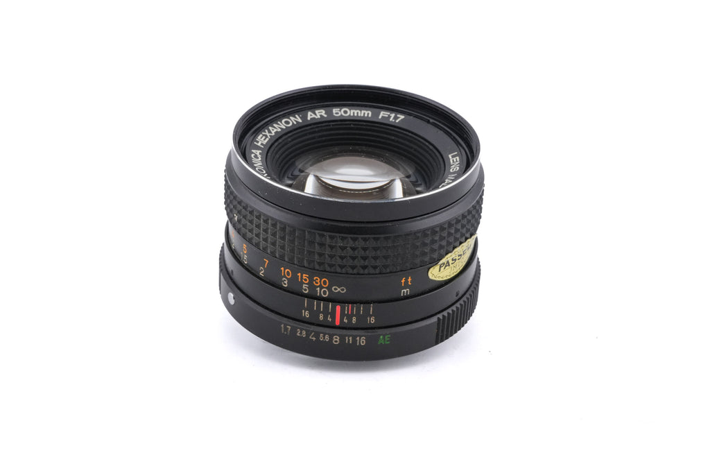 Konica 50mm f1.7 Hexanon AR