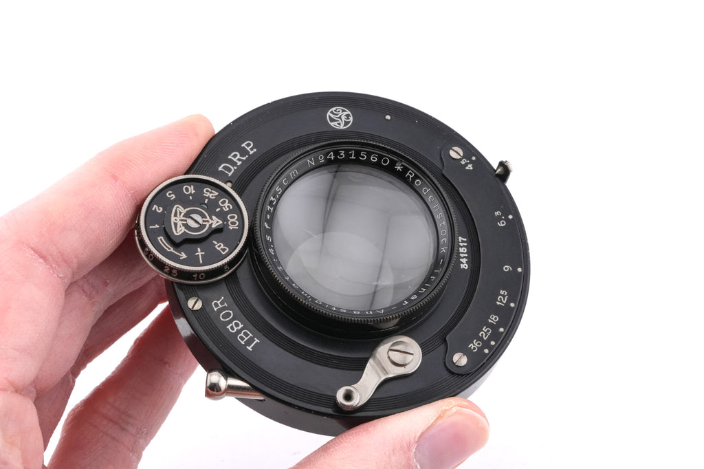 Rodenstock 13.5cm f4.5 Trinar-Anastigmat (Shutter)
