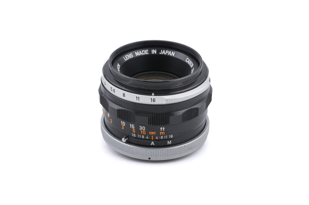 Canon 50mm f1.8 FL