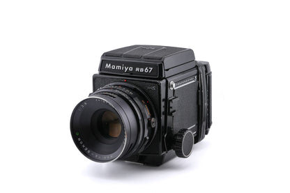 Mamiya RB67 Pro-S + Waist Level Finder + 127mm f3.8 Sekor C + 120 6x7 Pro-S Roll Film Holder