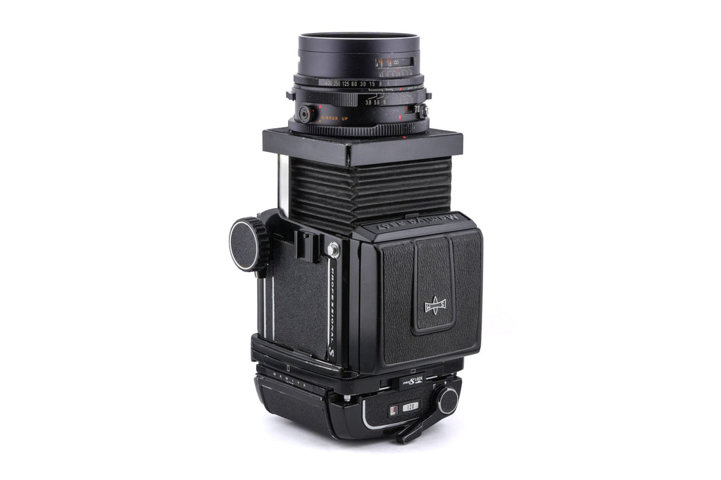 Mamiya RB67 Pro-S + Waist Level Finder + 127mm f3.8 Sekor C + 120 6x7 Pro-S Roll Film Holder