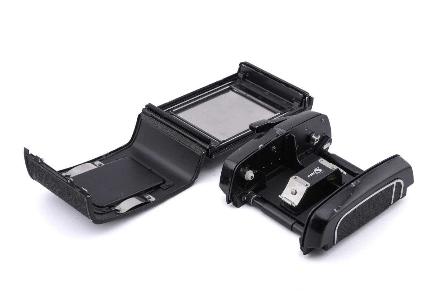 Mamiya RB67 Pro-S + Waist Level Finder + 127mm f3.8 Sekor C + 120 6x7 Pro-S Roll Film Holder