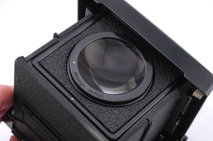 Mamiya RB67 Pro-S + Waist Level Finder + 127mm f3.8 Sekor C + 120 6x7 Pro-S Roll Film Holder