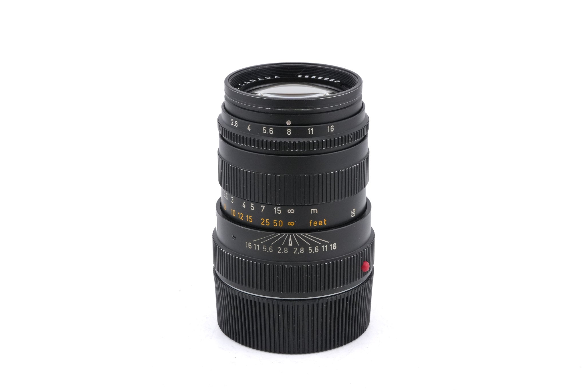 Leica 50mm f1.4 Summilux-M (Type III) (Black, 11868) - Lens