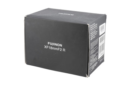 Fujifilm 18mm f2 Super EBC Fujinon Aspherical XF R