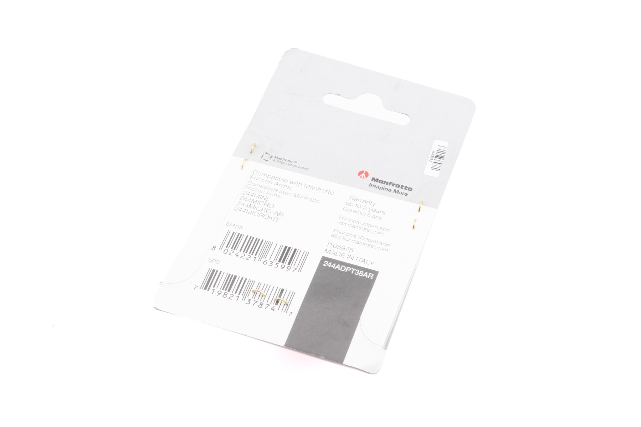 Manfrotto 3/8" Anti-Rotation Adapter