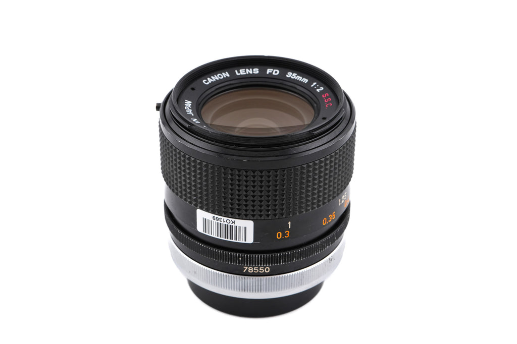 Canon 35mm f2 S.S.C. (Concave)