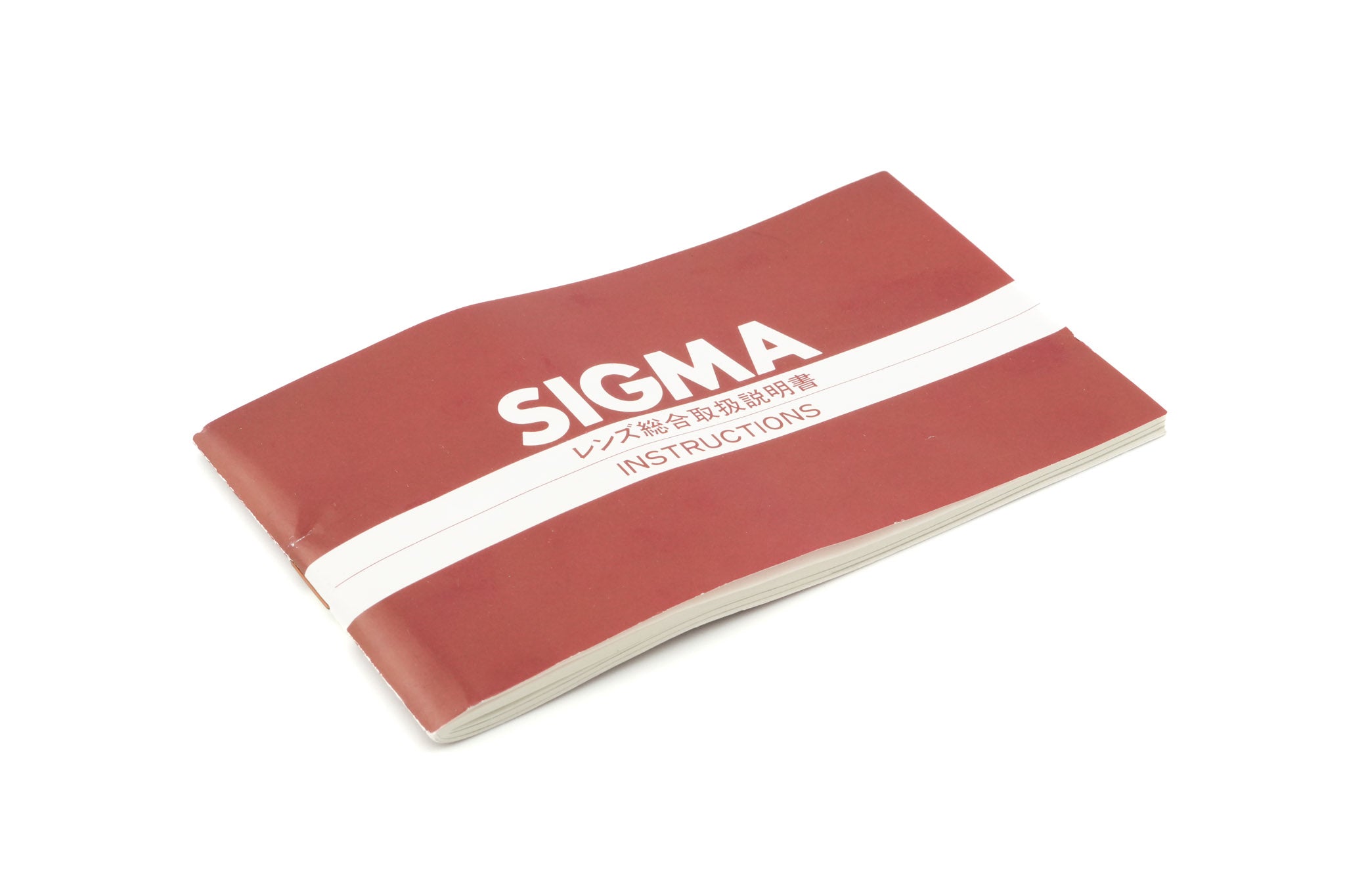 Sigma Lenses Instructions - Accessory