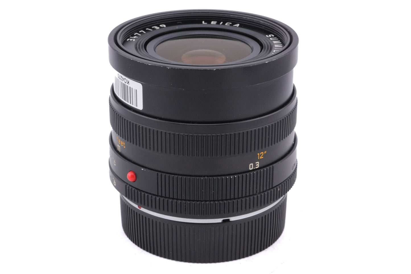 Leica 35mm f2 Summicron-R (Type II) (3-Cam) (11115)