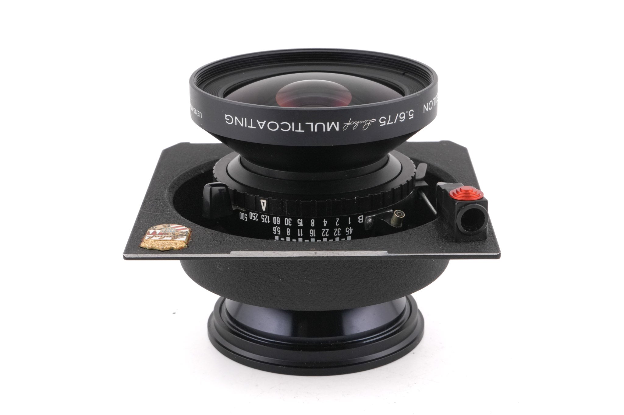 Schneider-Kreuznach 75mm f5.6 Super-Angulon MC (Shutter) + 99 x 96