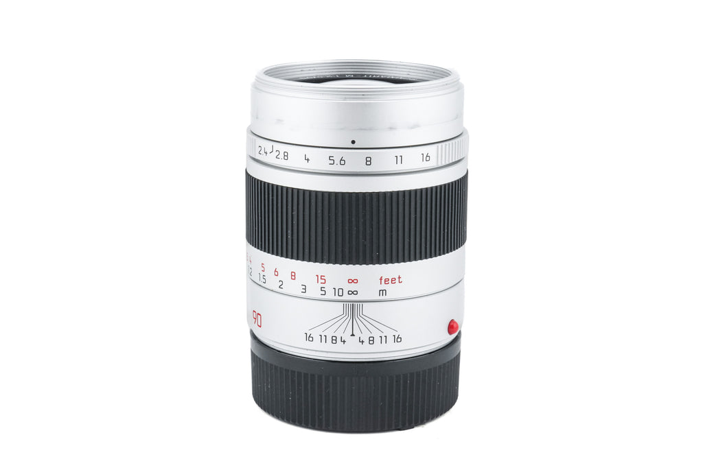 Leica 90mm f2.4 Summarit-M (Silver, 11685)