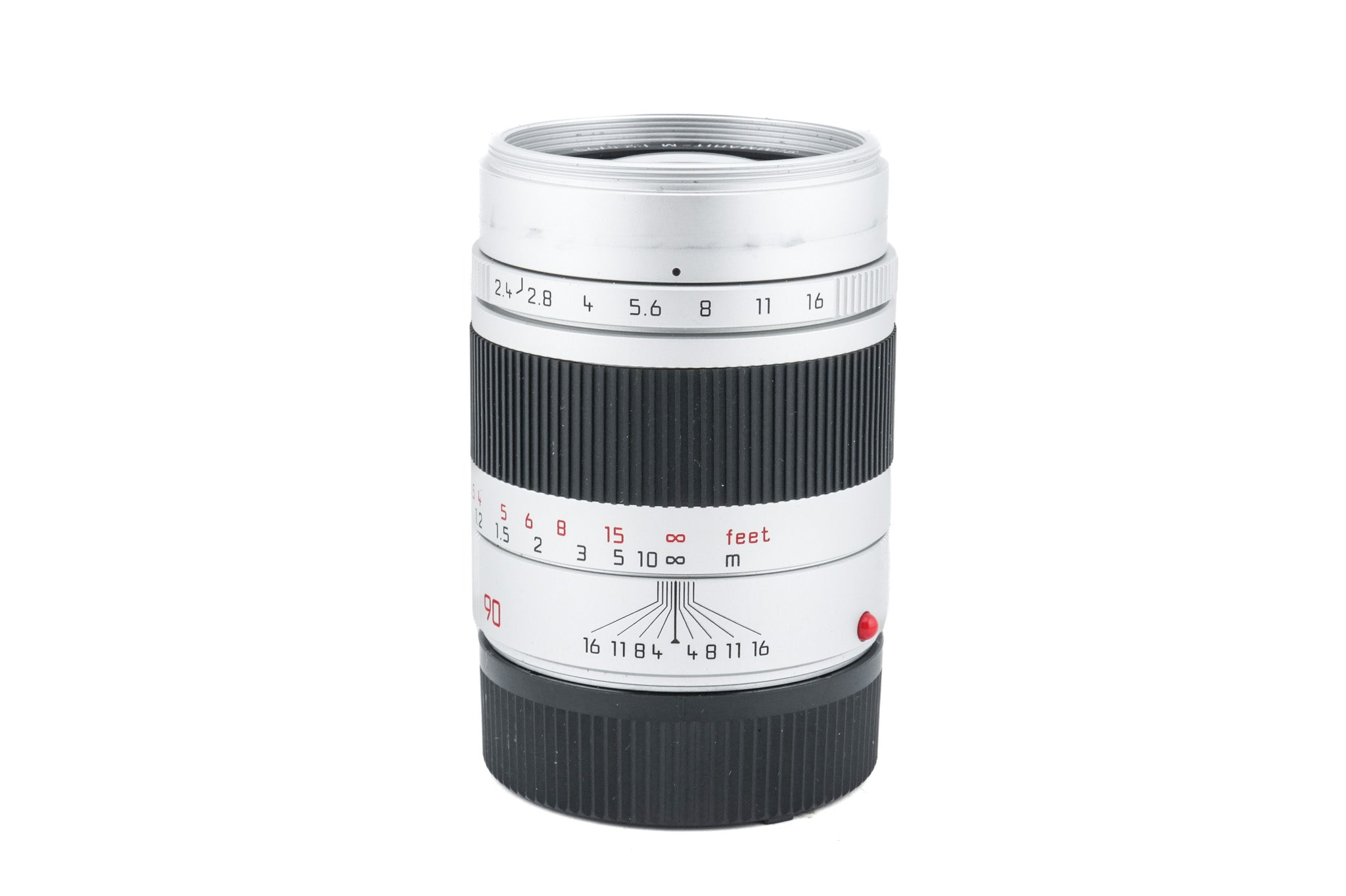 Leica 90mm f2.4 Summarit-M (Silver, 11685)