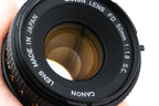 Canon 50mm f1.8 S.C.
