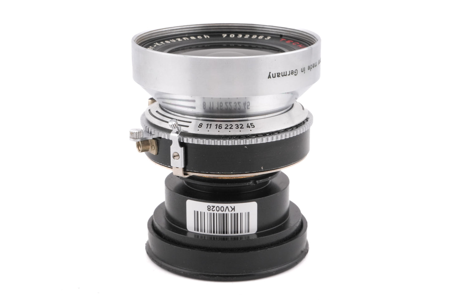 Schneider-Kreuznach 65mm f8 Super-Angulon (Shutter)