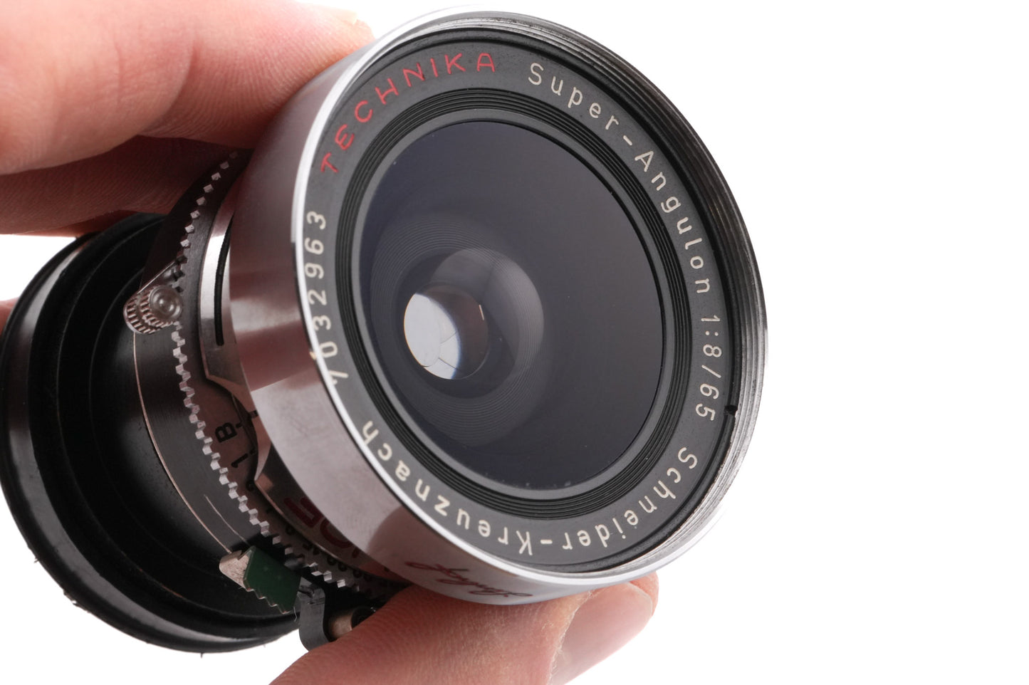 Schneider-Kreuznach 65mm f8 Super-Angulon (Shutter)