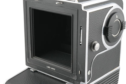 Hasselblad 500EL (10065) + Waist Level Finder (Old / Chrome, 42021)